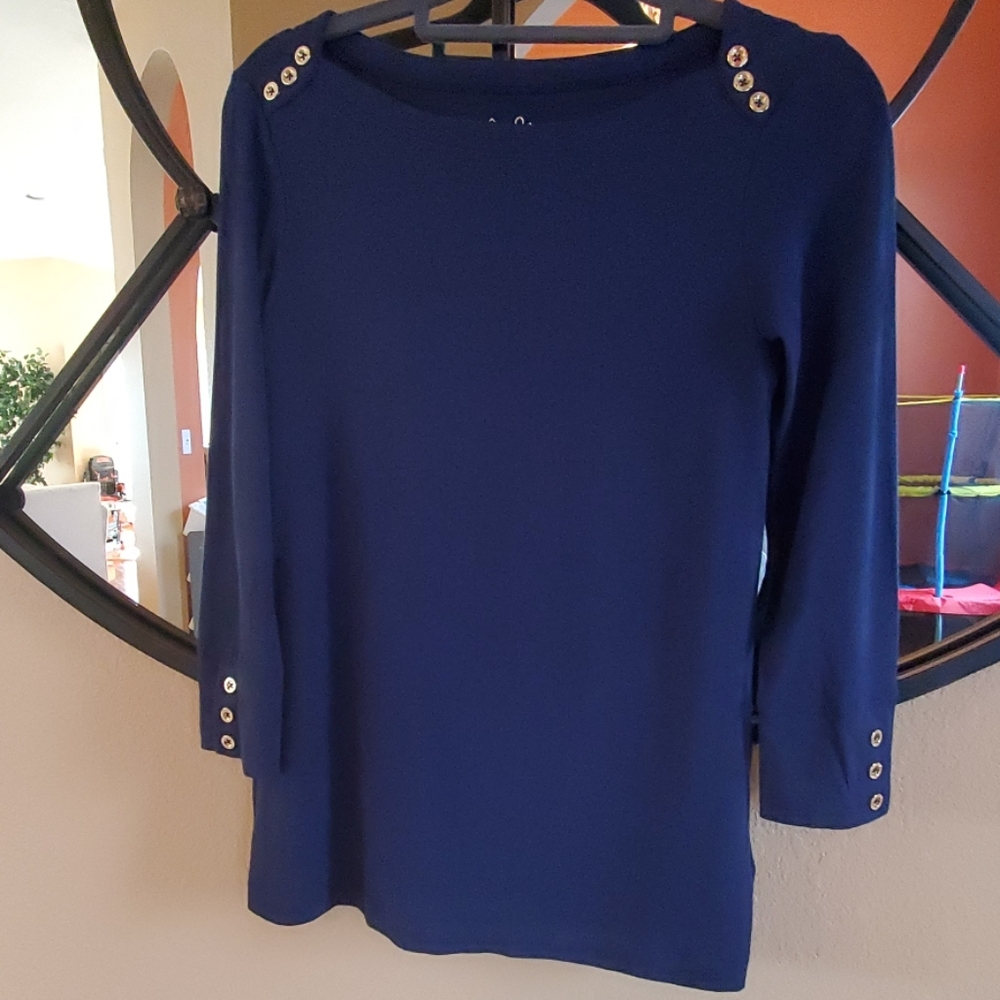 NWT Lilly Pulitzer Navy Top Size XS